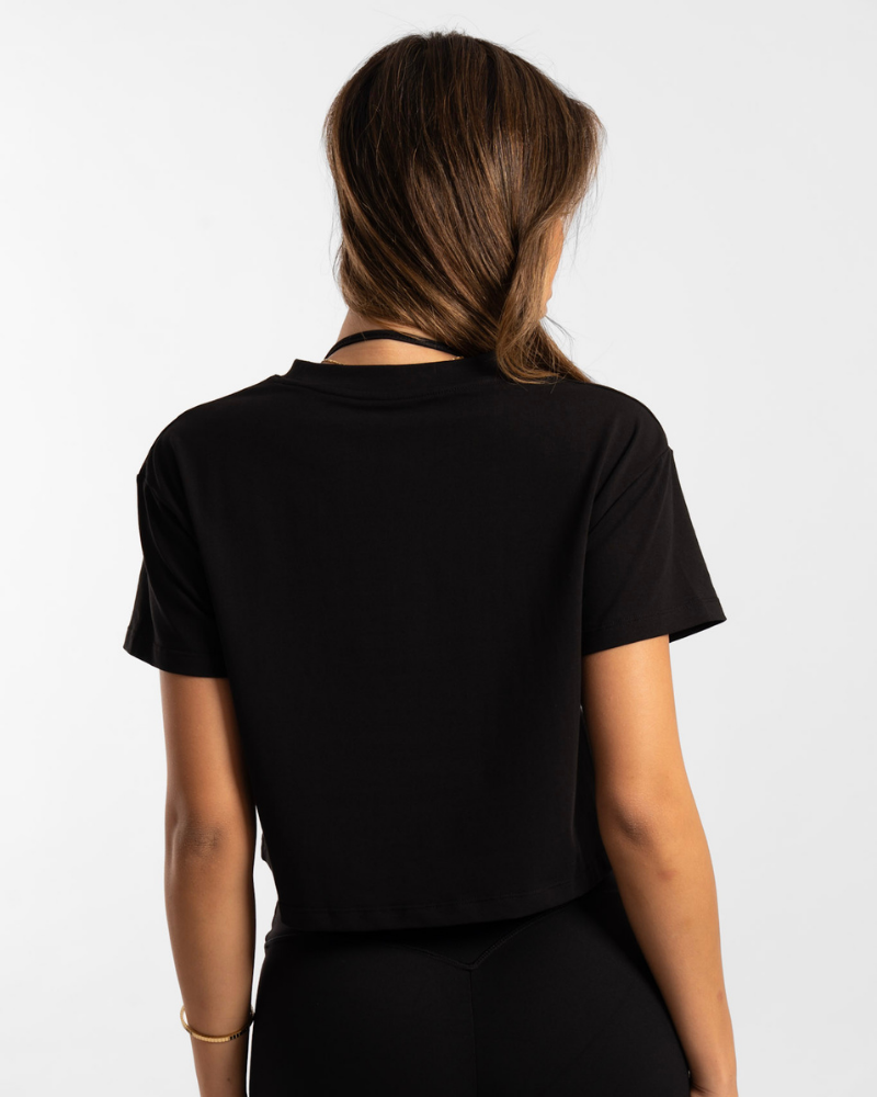 Cropped Tee - Onyx