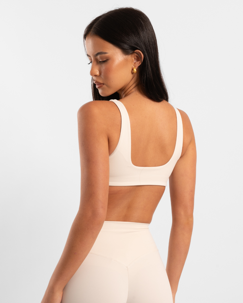 Square Neck Crop - Off-White
