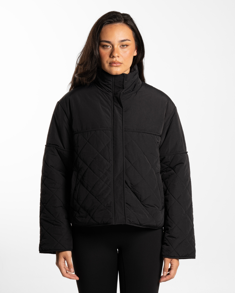 Quilted Puffer - Onyx