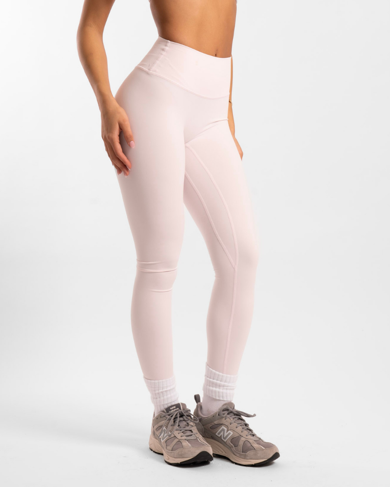 Not Your Basic Leggings - Pale Pink (Invisible Scrunch)