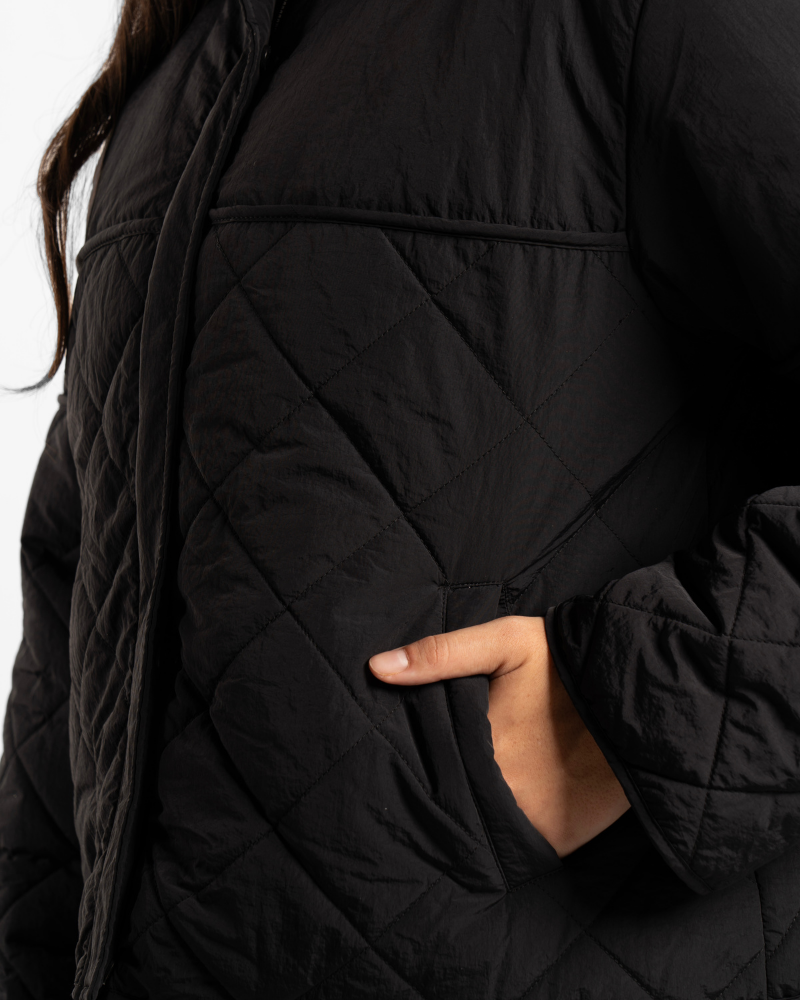 Quilted Puffer - Onyx