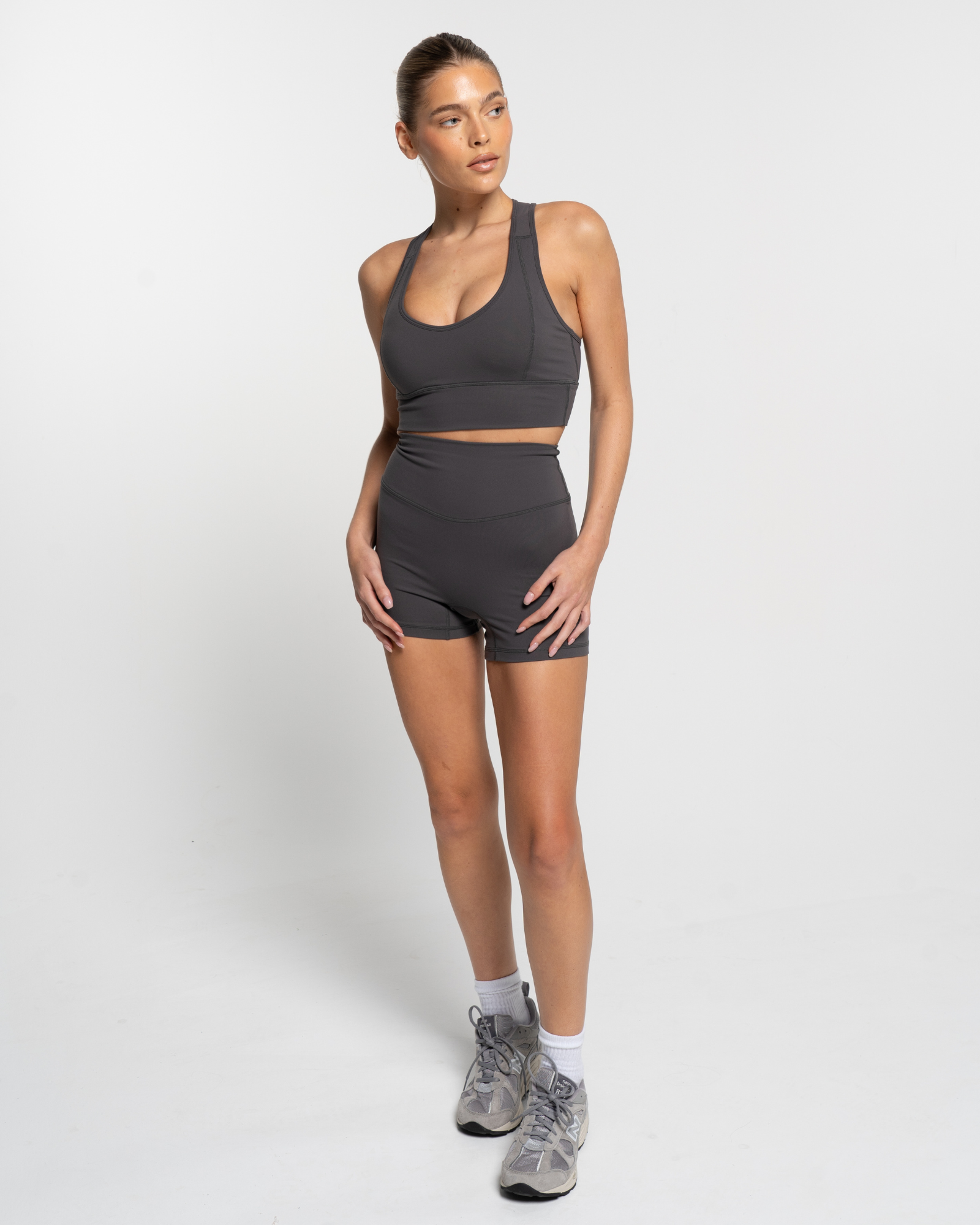 Classic Crop - Charcoal