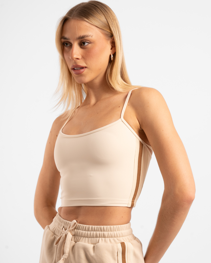 Lounge Tank - Off-White/Sand