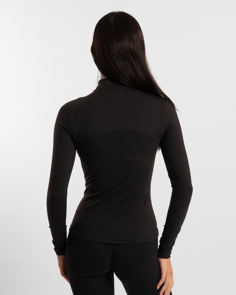 Contour Zip Jacket - Onyx