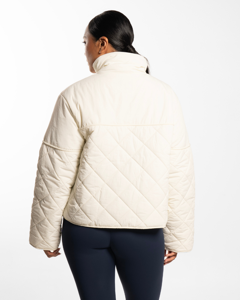 Quilted Puffer - Off-White