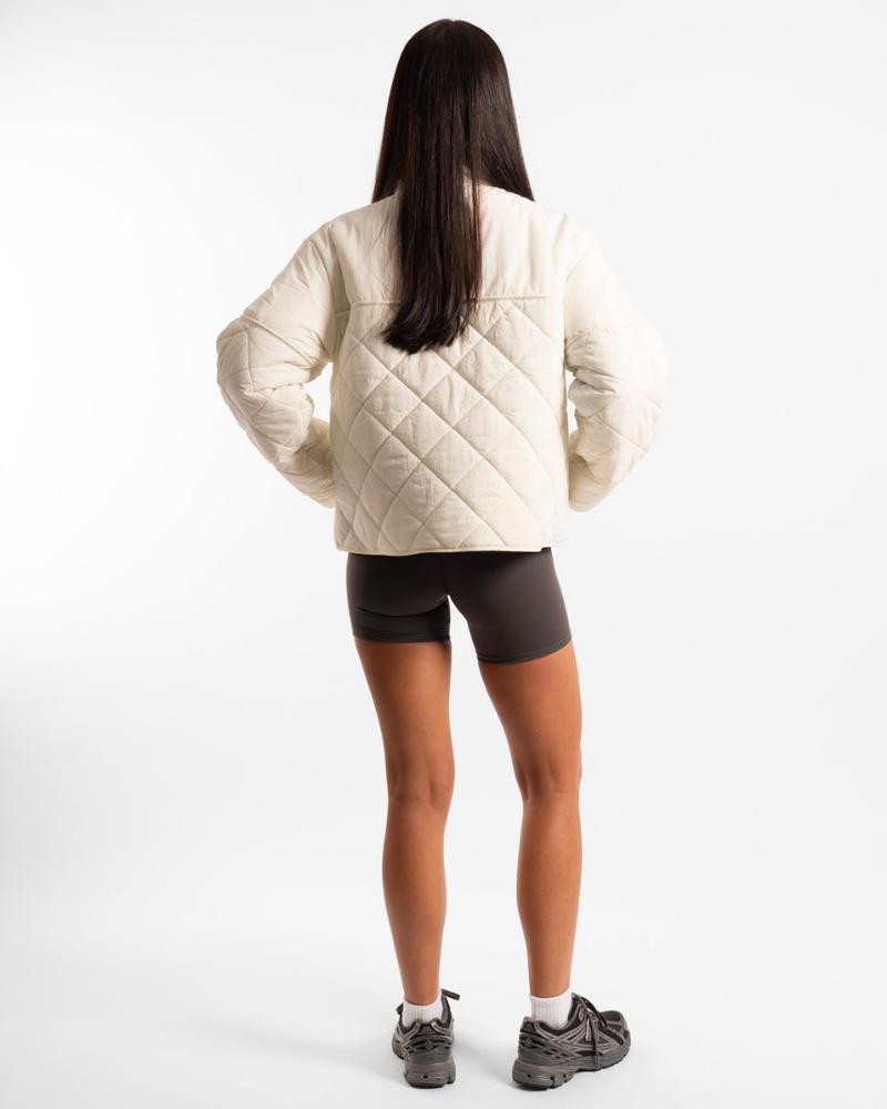 Quilted Puffer - Off-White
