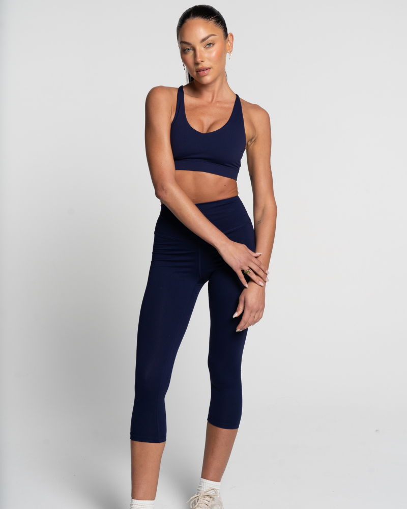 Hi-Rise 7/8 Legging - Marine