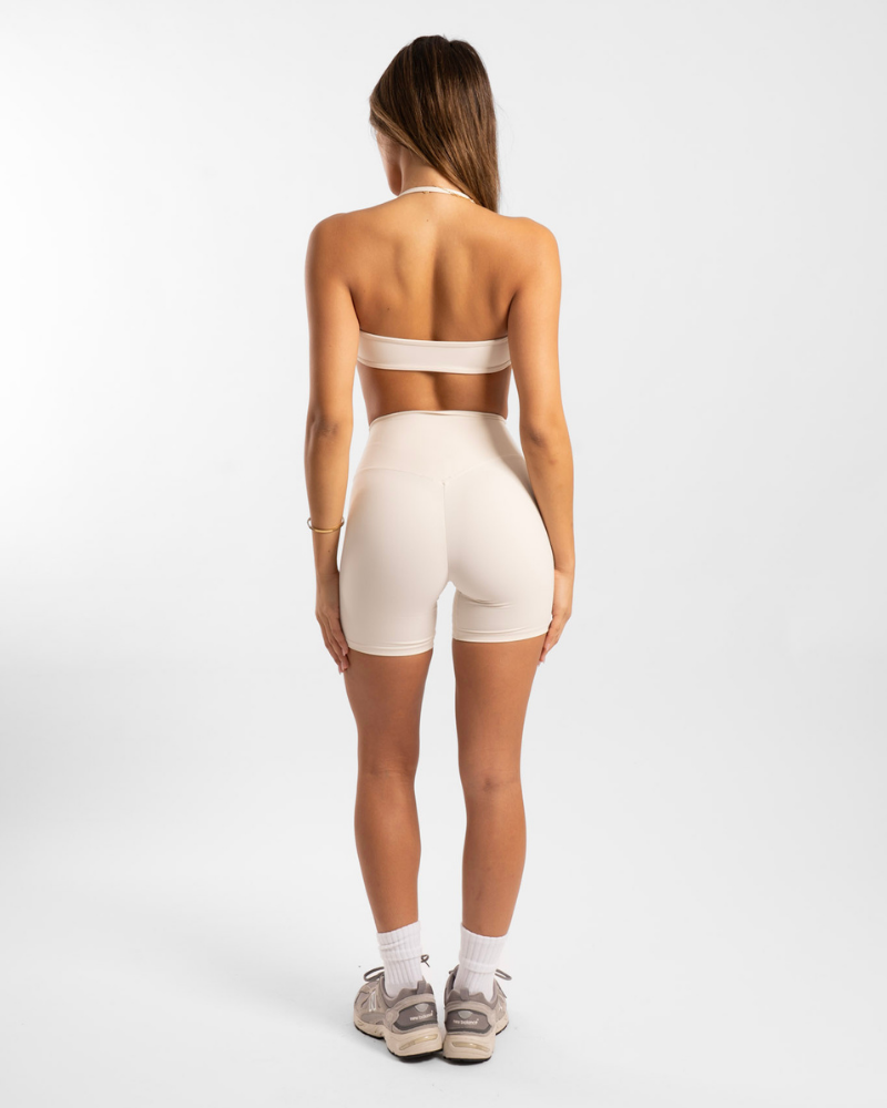Not Your Basic Shorts 6 Inch - Off-White (Invisible Scrunch)