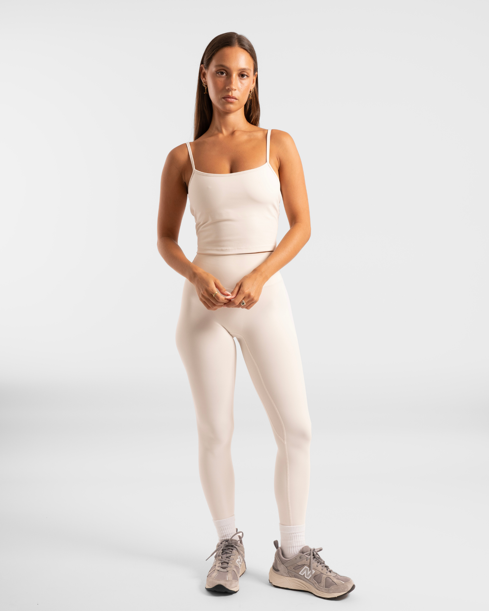 Scoop Back Tank - Off-White