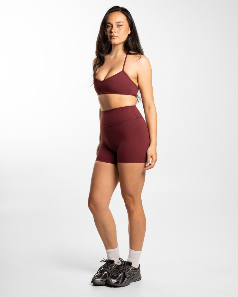 Not Your Basic Shorts - Bordeaux (Invisible Scrunch)