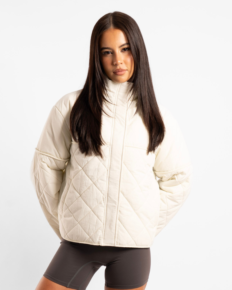 Quilted Puffer - Off-White