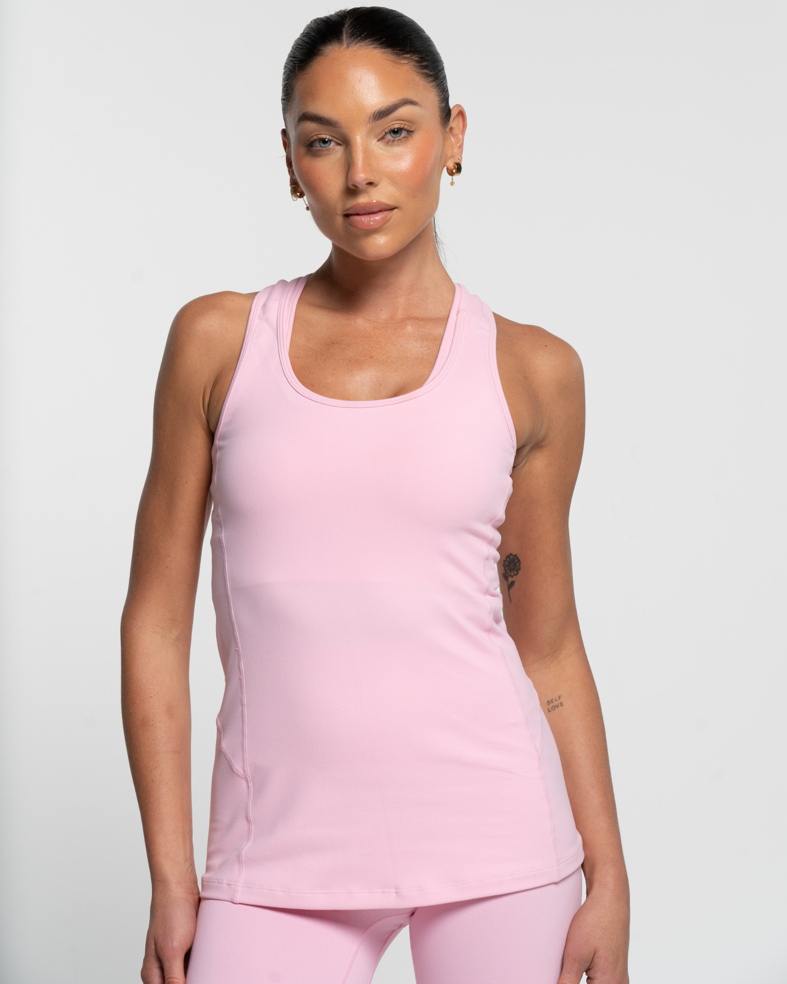 Racer Tank - Baby Pink