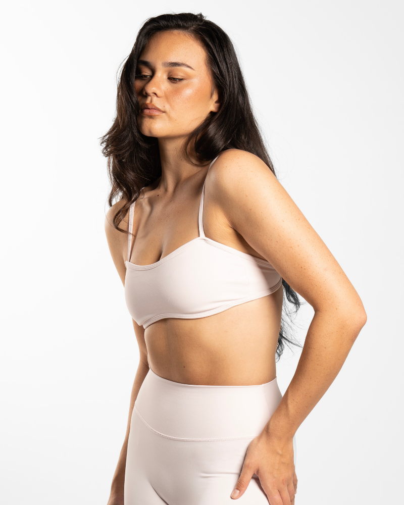 Backless Crop - Pale Pink