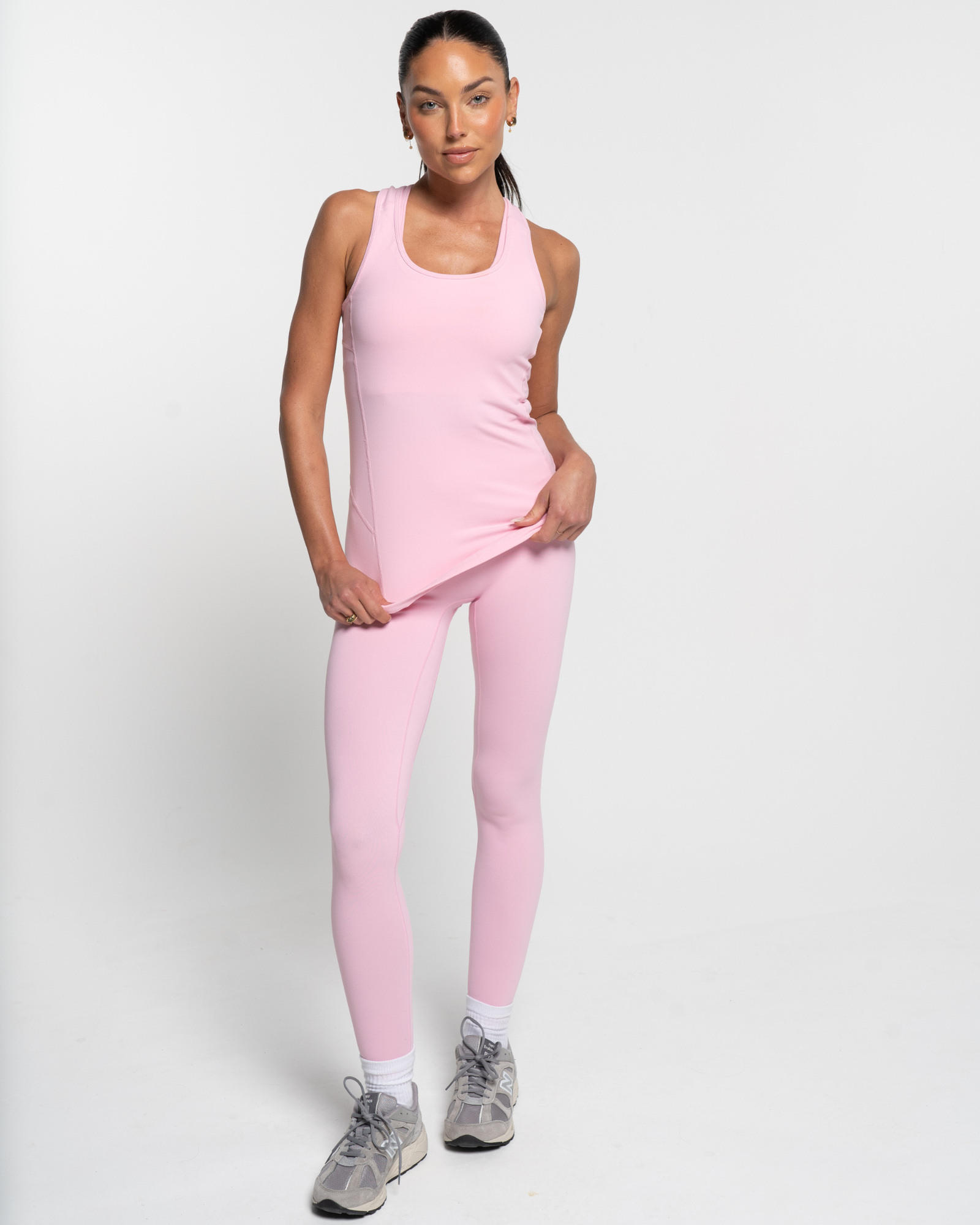 Racer Tank - Baby Pink