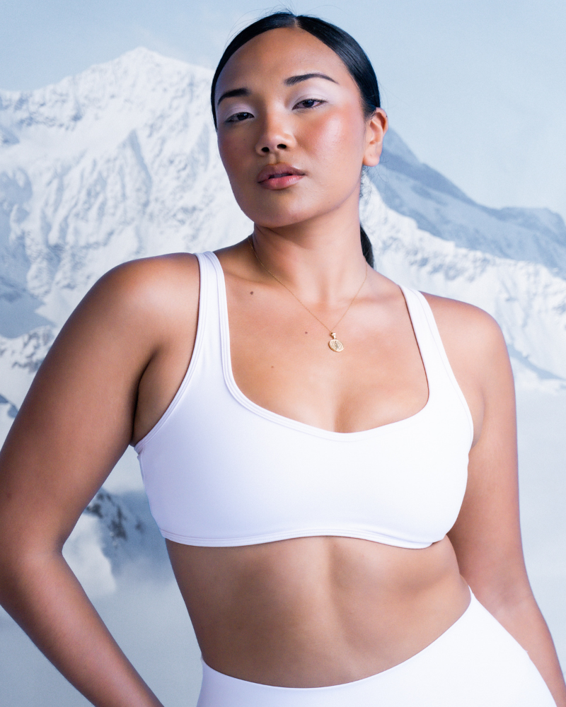 Contour Crop - Pale Pink