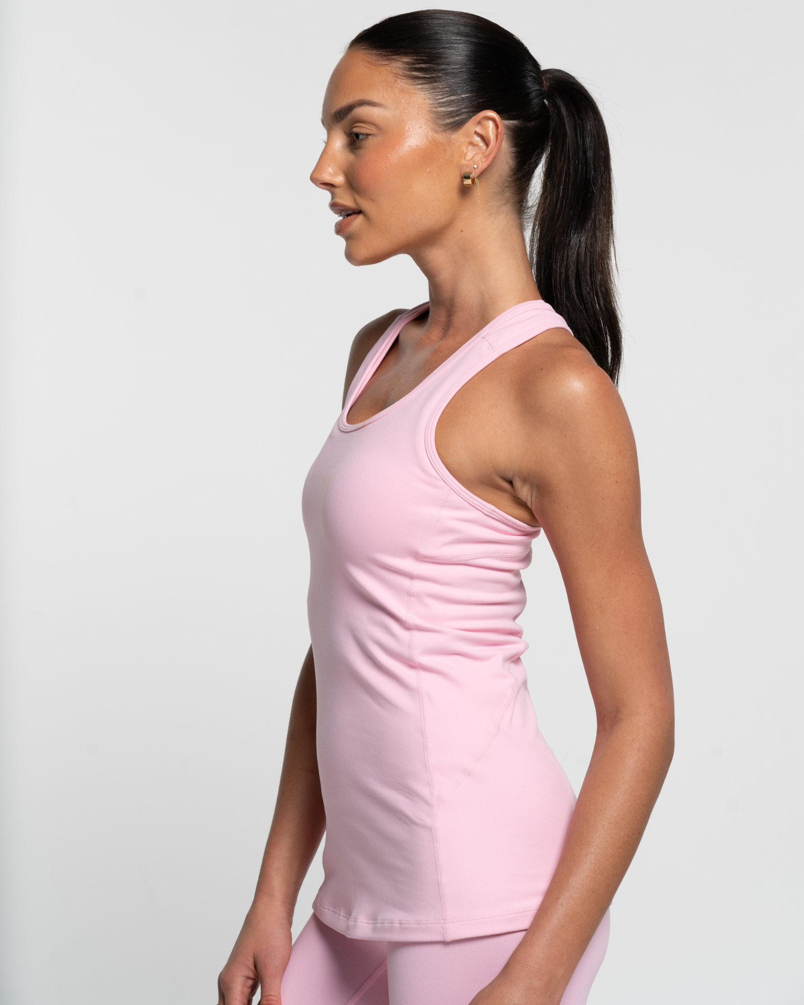 Racer Tank - Baby Pink