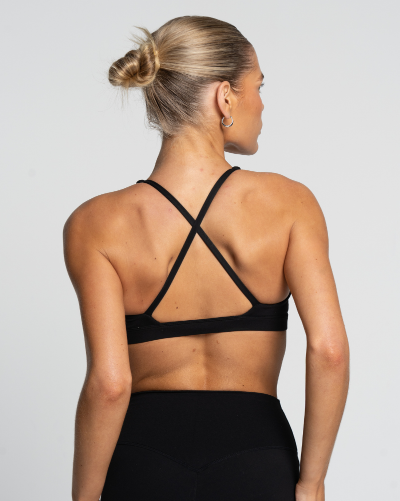 V-Neck Crop - Onyx