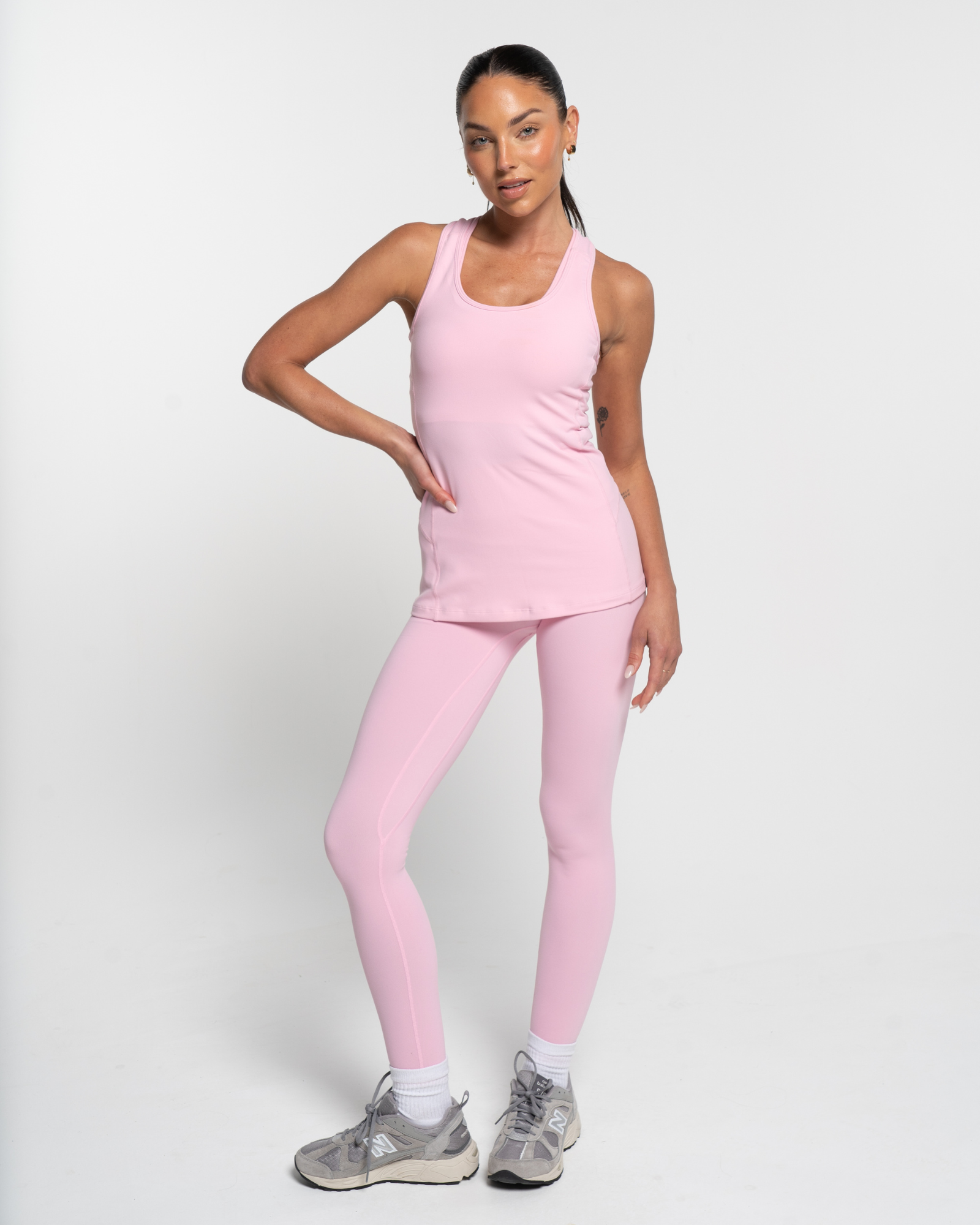 Racer Tank - Baby Pink