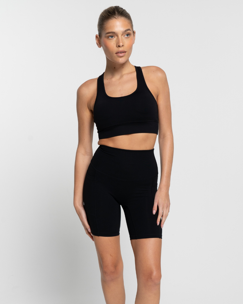 Racer Crop - Onyx