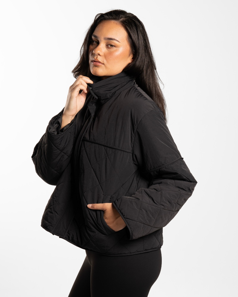 Quilted Puffer - Onyx