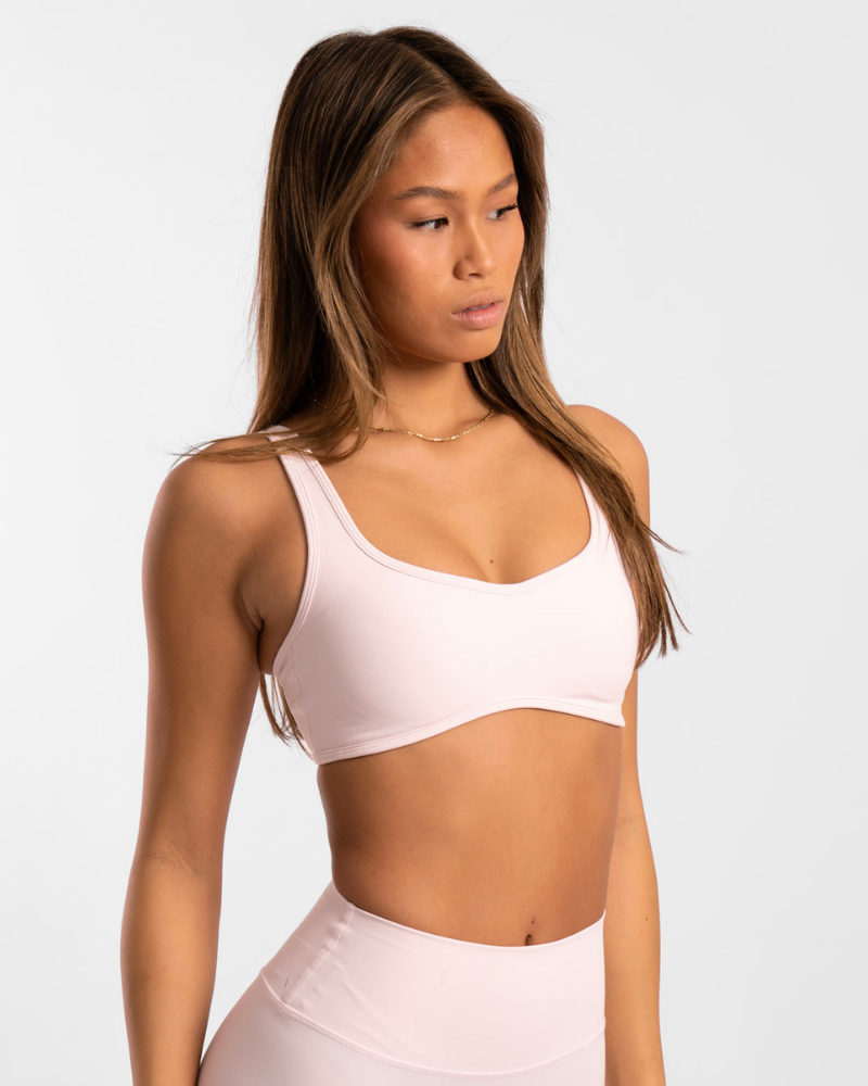 Contour Crop - Pale Pink
