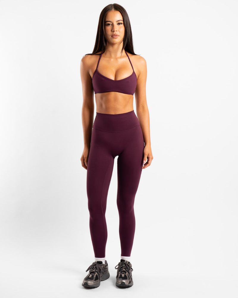 Not Your Basic Leggings - Plum (Invisible Scrunch)
