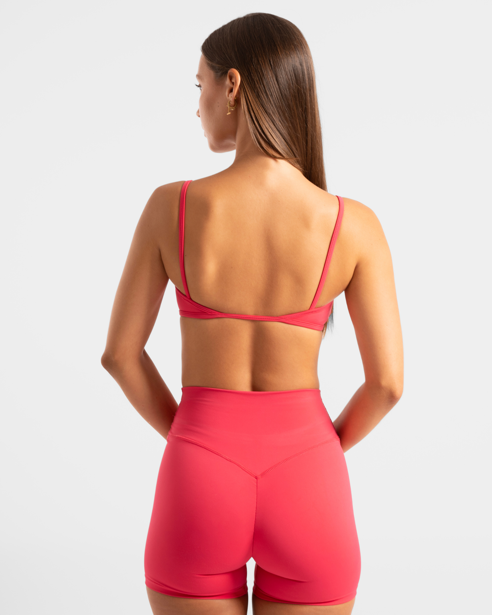 Backless Crop - Raspberry