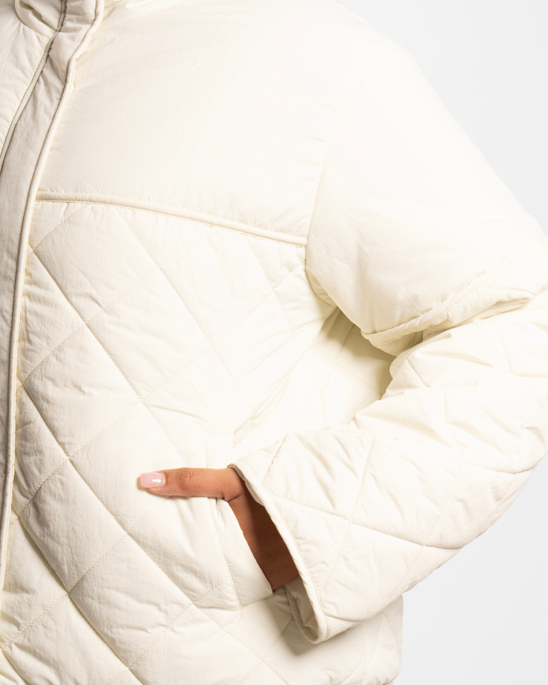 Quilted Puffer - Off-White
