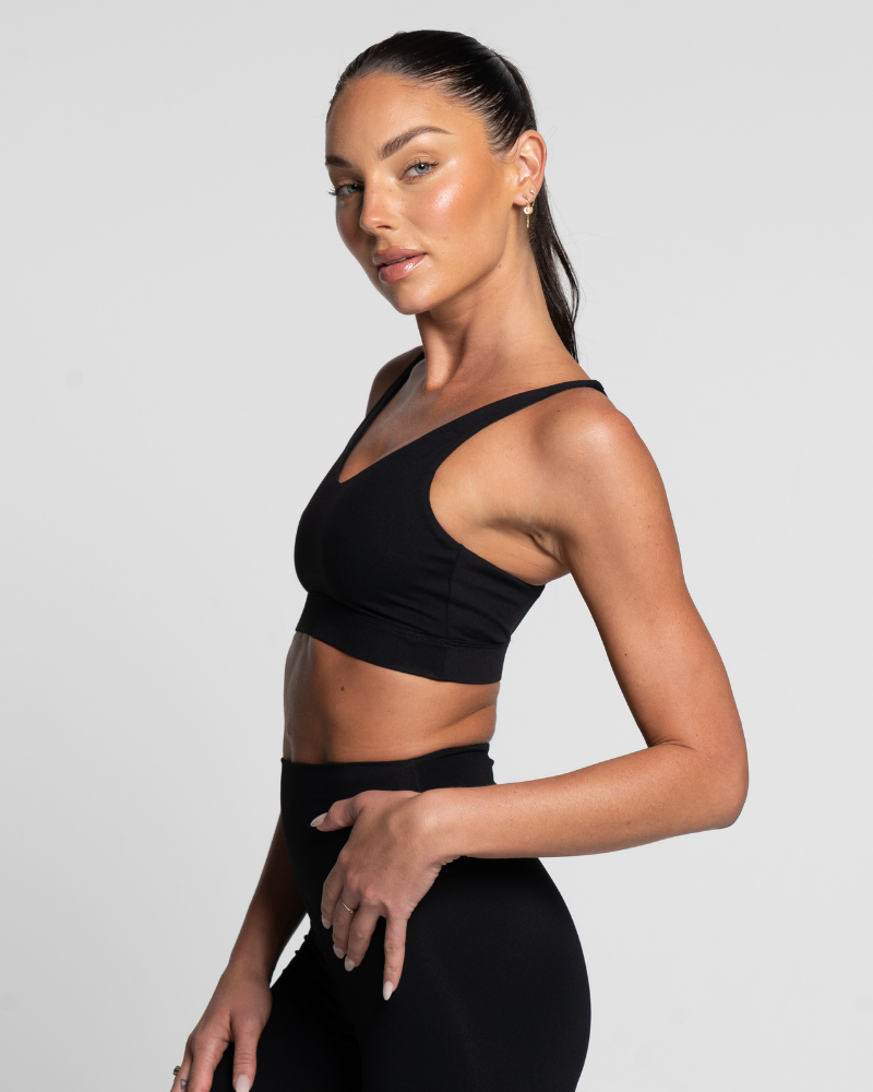 Cross Over Crop - Onyx