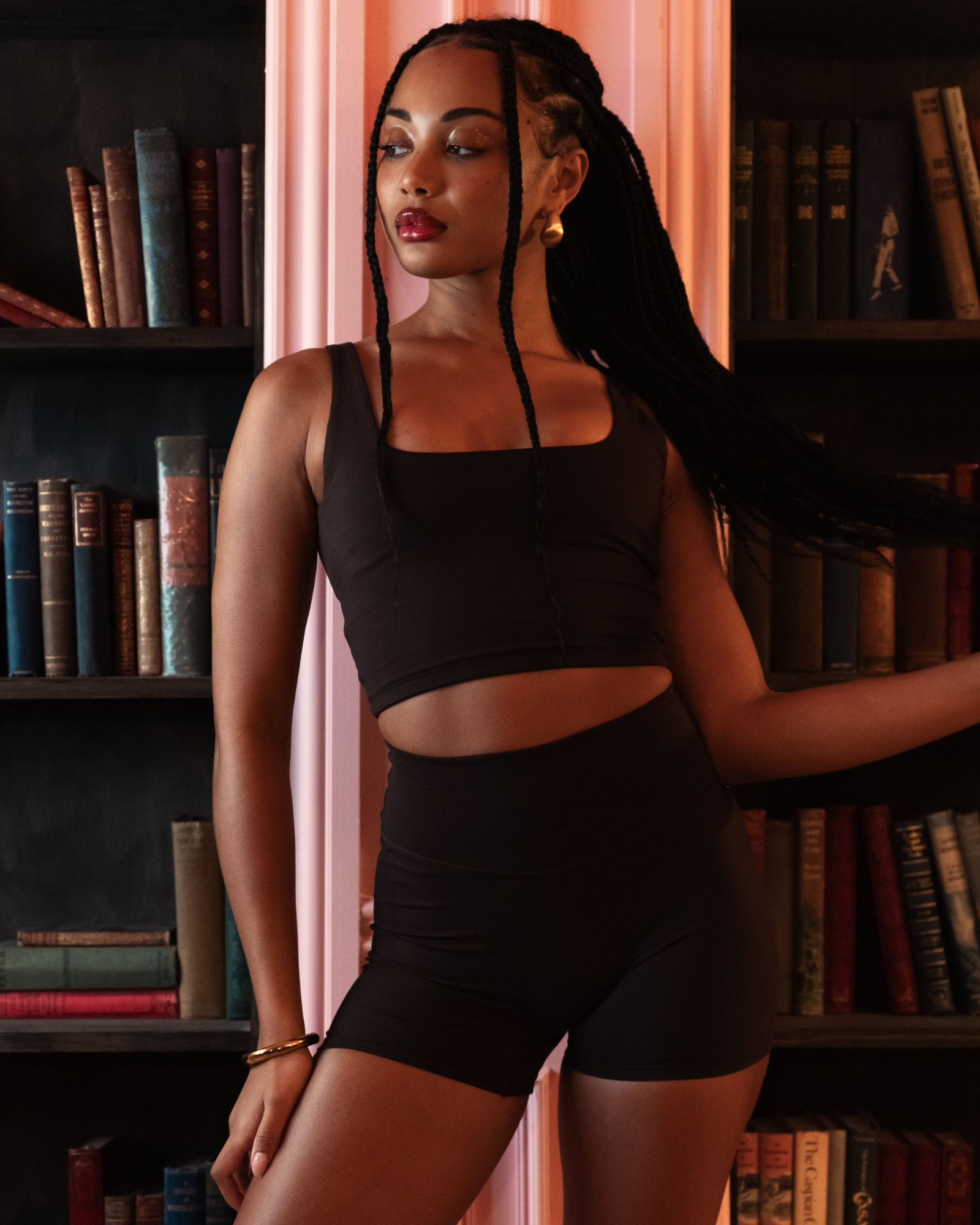 Square Neck Tank - Chocolate