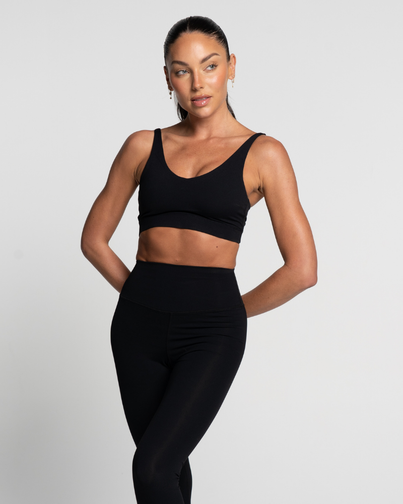 Cross Over Crop - Onyx