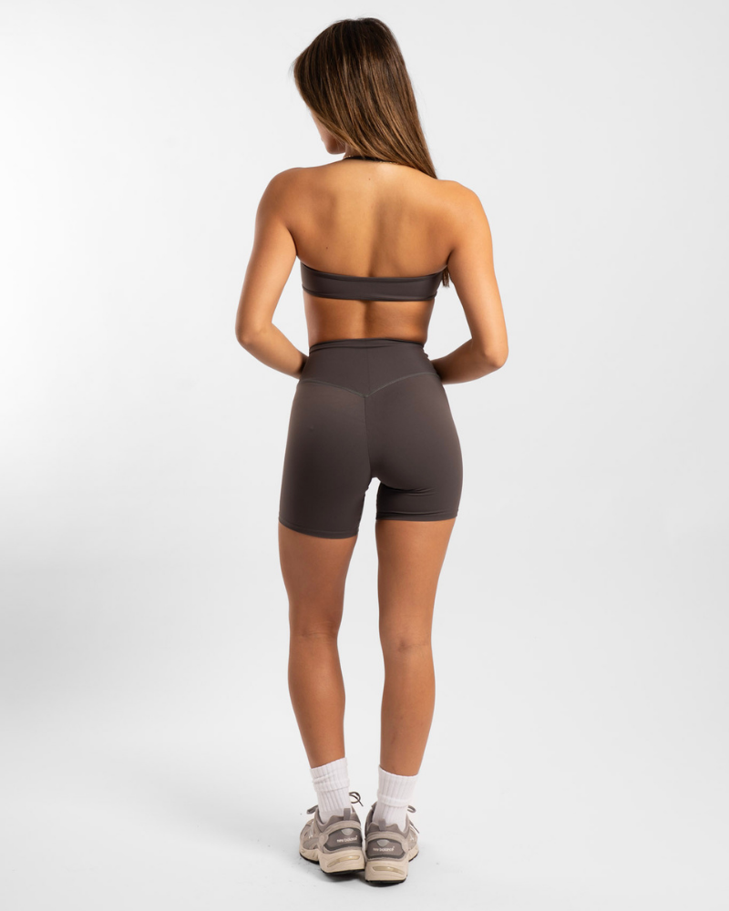 Not Your Basic Shorts 6 Inch - Charcoal (Invisible Scrunch)
