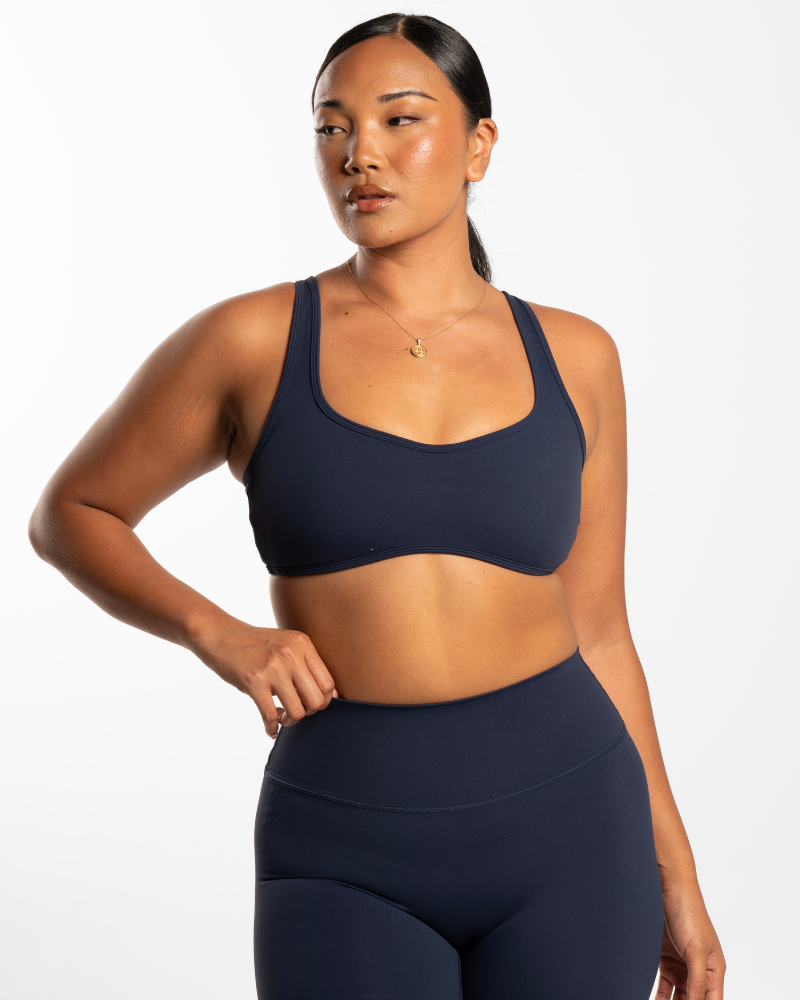 Contour Crop - Navy