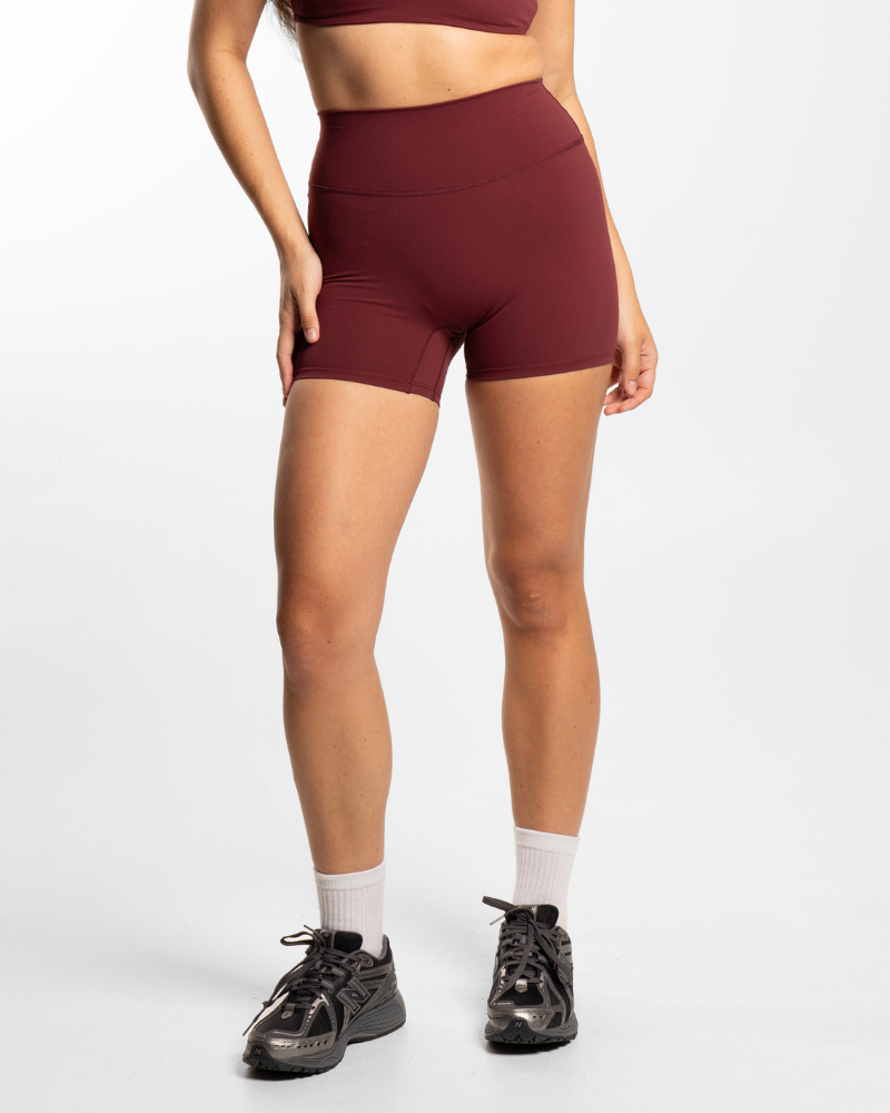 Not Your Basic Shorts -  Bordeaux (Invisible Scrunch)