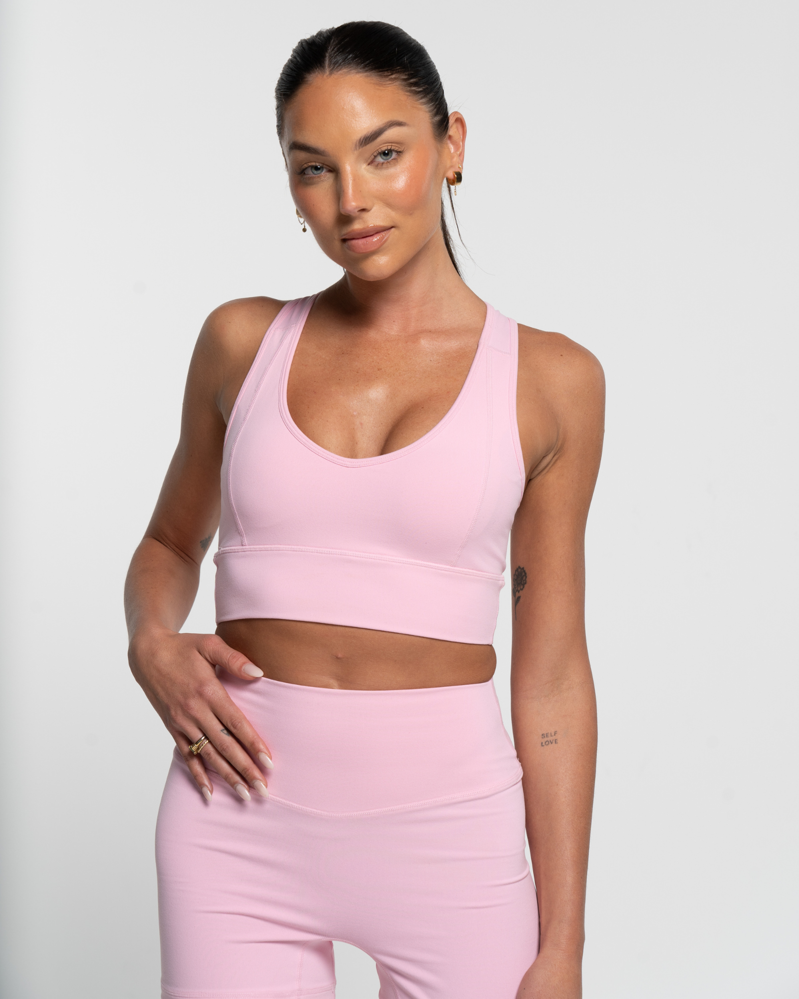 Classic Crop - Baby Pink