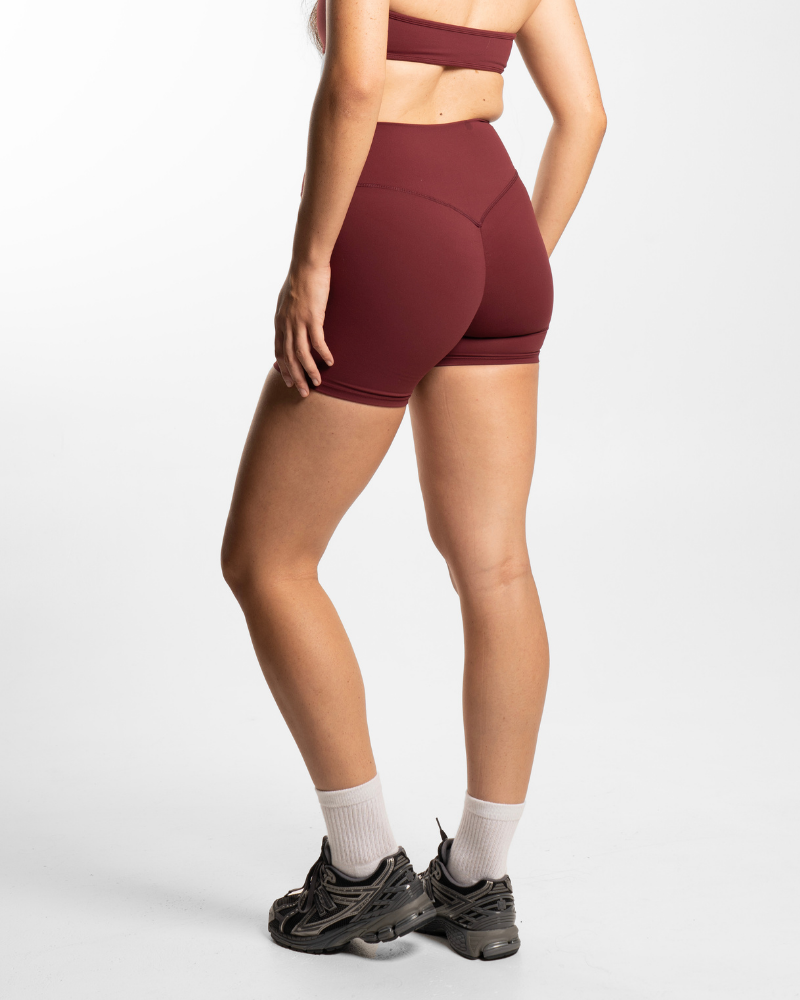 Not Your Basic Shorts -  Bordeaux (Invisible Scrunch)