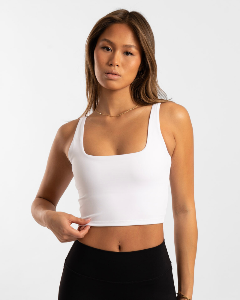 Square Neck Tank - Arctic