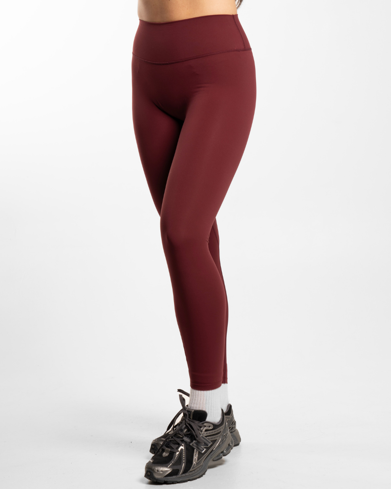 Not Your Basic Leggings - Bordeaux (Invisible Scrunch)
